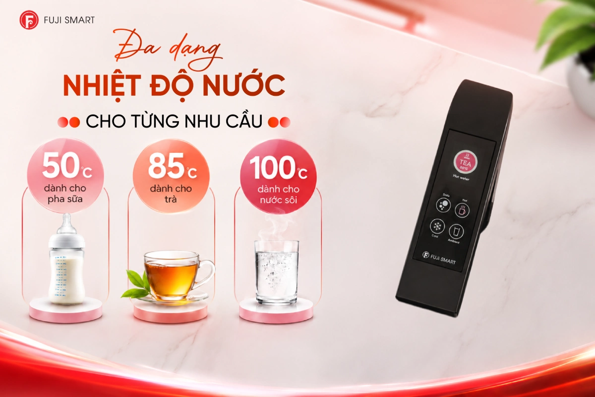 Máy lọc nước âm bồn Fuji Smart The Barista