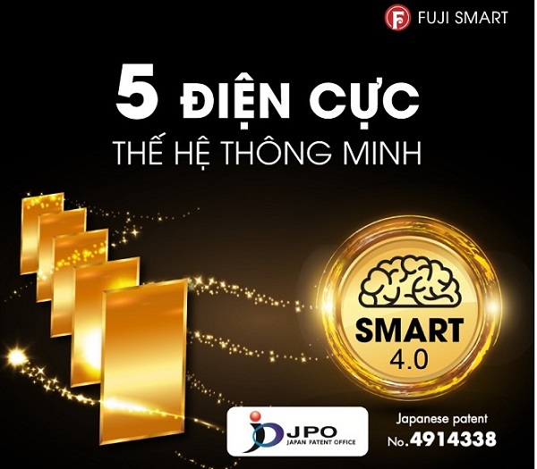 Fuji Smart K8 Slim được trang bị 5 tấm điện cực