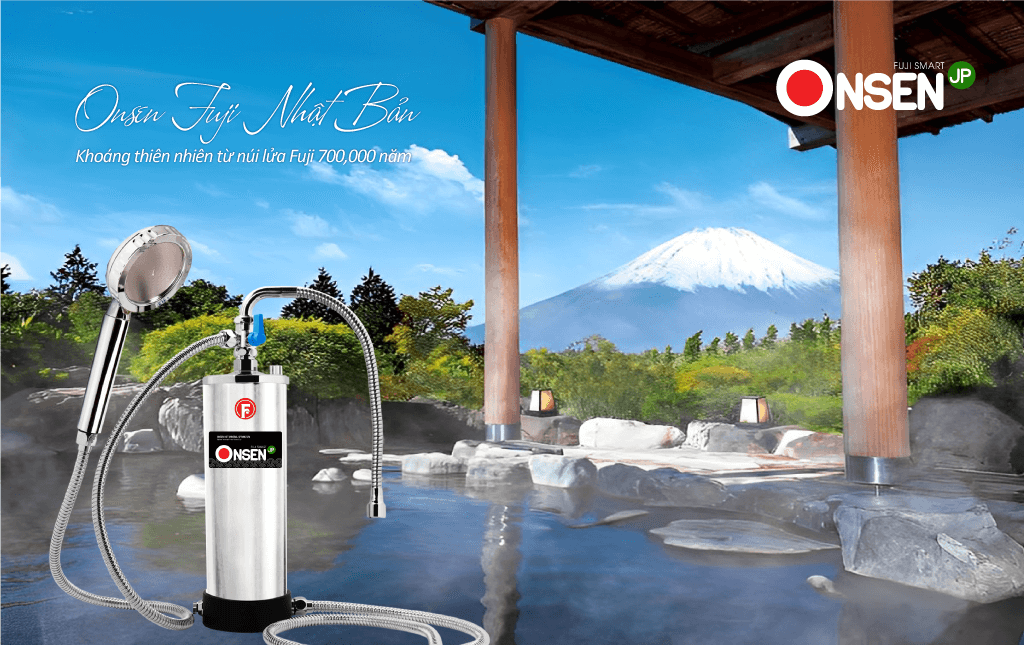 Máy tắm ion khoáng Fuji Smart Onsen JP tạo nước giàu khoáng
