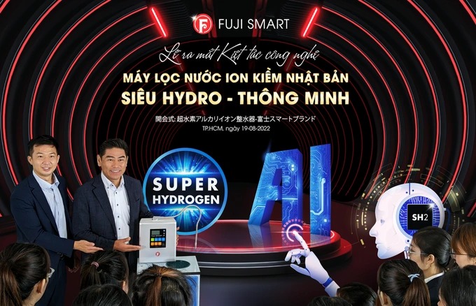 Tập đoàn Fuji Nhật Bản ra mắt máy lọc nước ion kiềm Siêu Hydro - Thông Minh