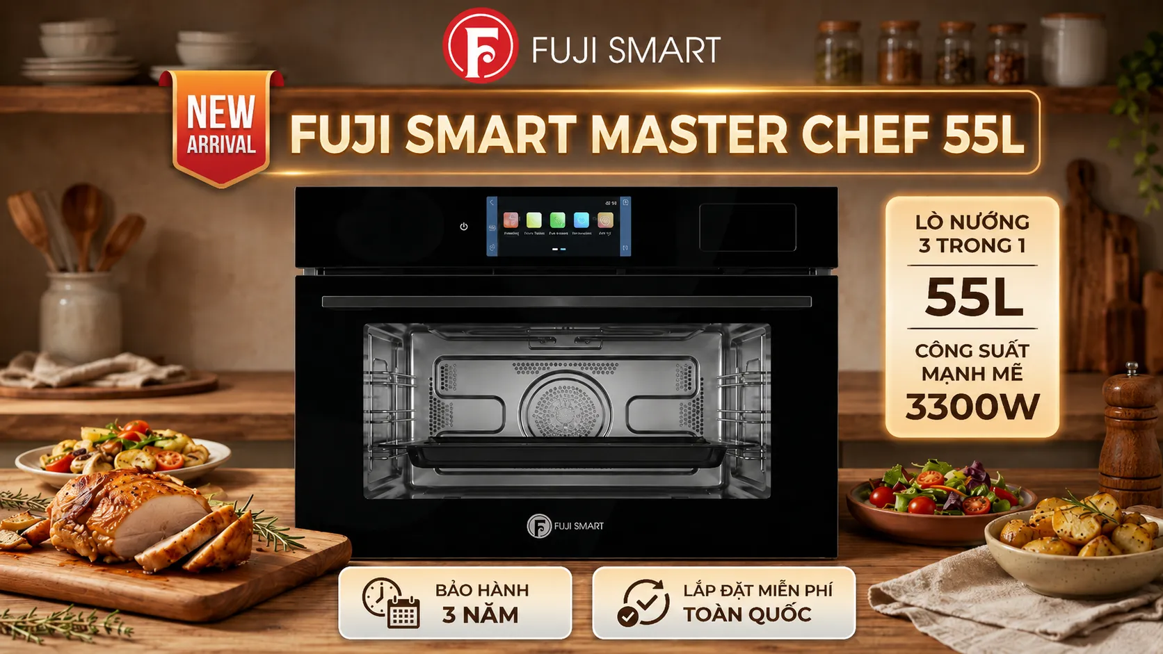 lo-nuong-hap-vi-song-3-trong-1-am-tuong-cao-cap-fuji-smart-master-chef-55l