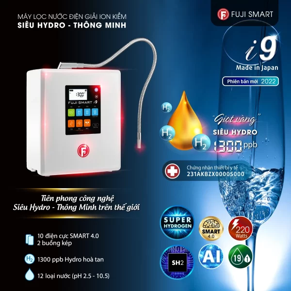 Máy điện giải ion kiềm Fuji Smart i9