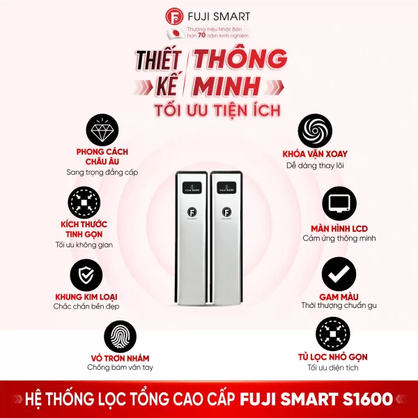 Hệ thống lọc tổng thông minh Fuji Smart S1600