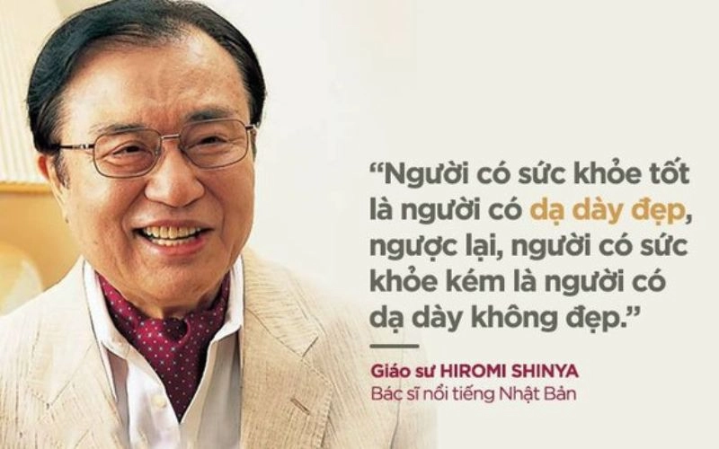 Bác sĩ Hiromi Shinya nói về dạ dày ảnh hưởng đến sức khỏe
