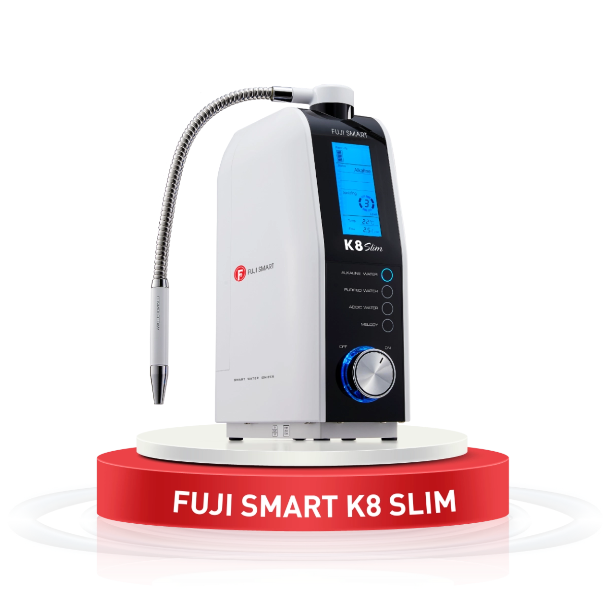 SOF 2025 01906 hinh anh san pham may loc nuoc ion kiem fuji smart k8 slim co song nuoc