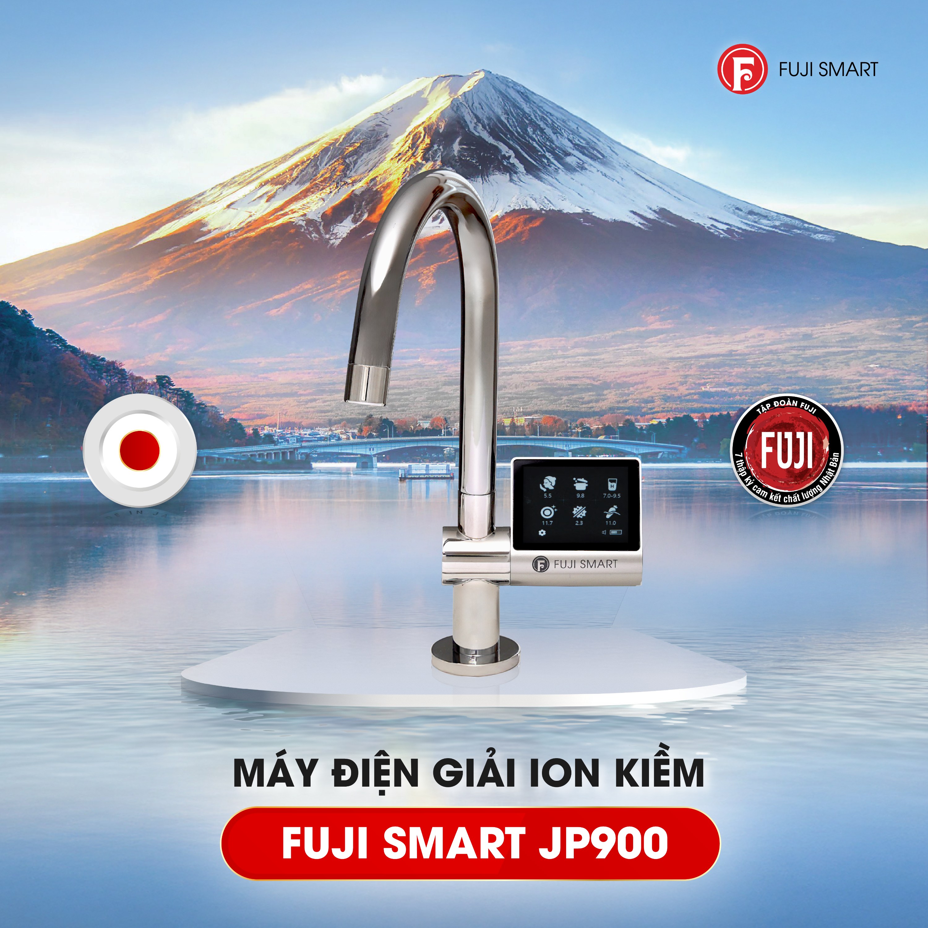 Máy điện giải ion kiềm Fuji Smart JP900 1 Máy điện giải ion kiềm Fuji Smart JP900