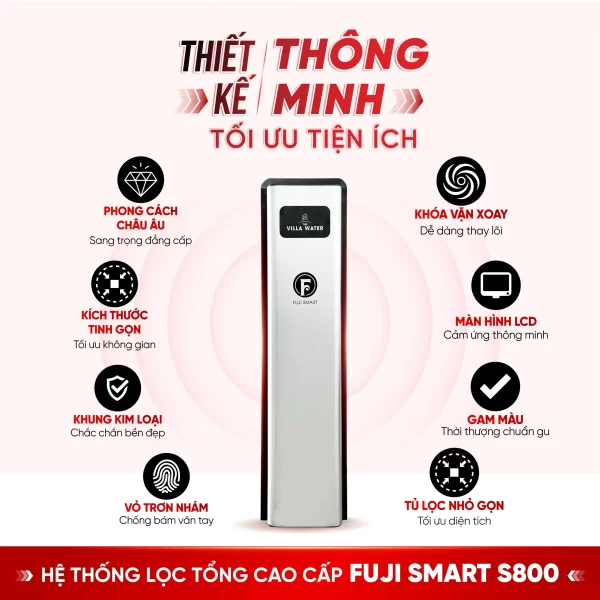 Hệ thống lọc tổng thông minh Fuji Smart S800