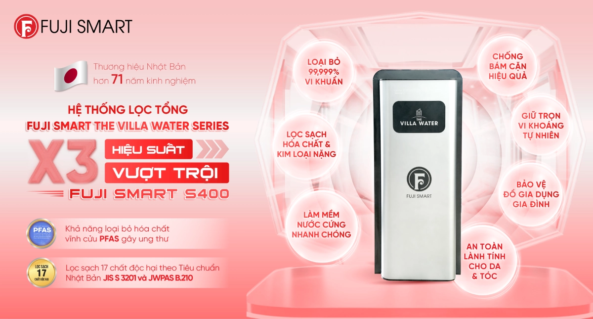 Fuji Smart The Villa Water – Nguồn nước sạch cho không gian đẳng cấp và hiện đại 3 the-villa-water-thuoc-thuong-hieu-fuji-smart-nhat-ban-thiet-ke-cho-khong-gian-quy-mo-lon-luu-luong-nuoc-cao-va-tieu-chuan-tham-my-khat-khe