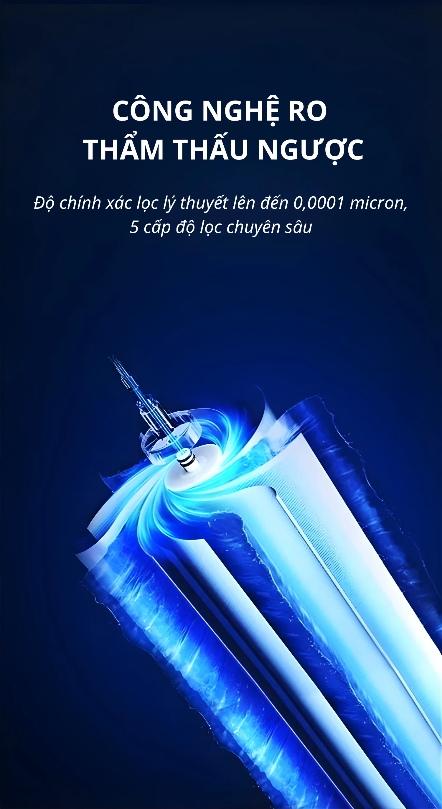 Bình thủy điện nóng lạnh thông minh Fuji Smart FHC-500 sở hữu công nghệ thẩm thấu ngược RO