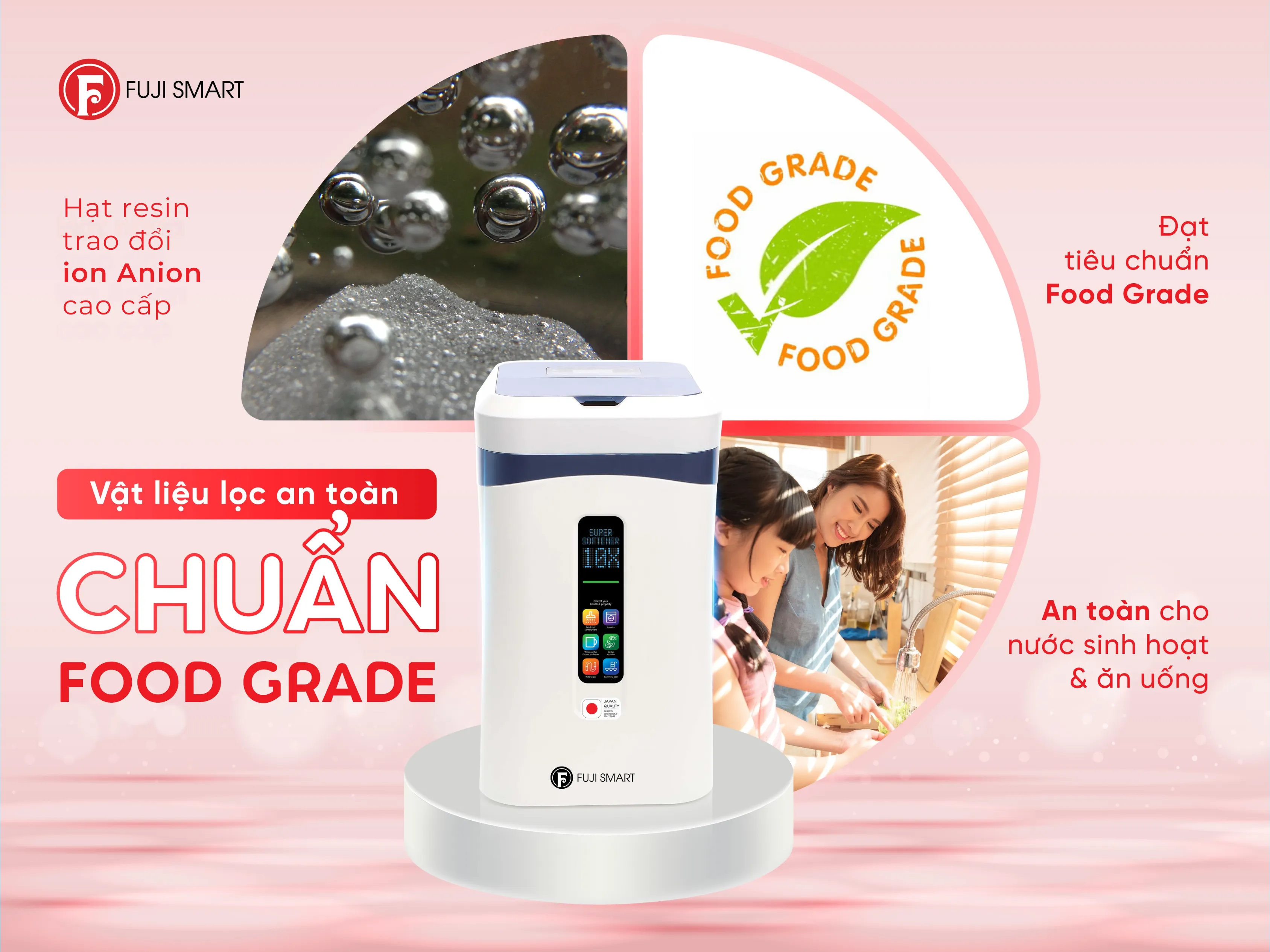 Vật liệu lọc an toàn, chuẩn Food Grade cho nước sinh hoạt & ăn uống