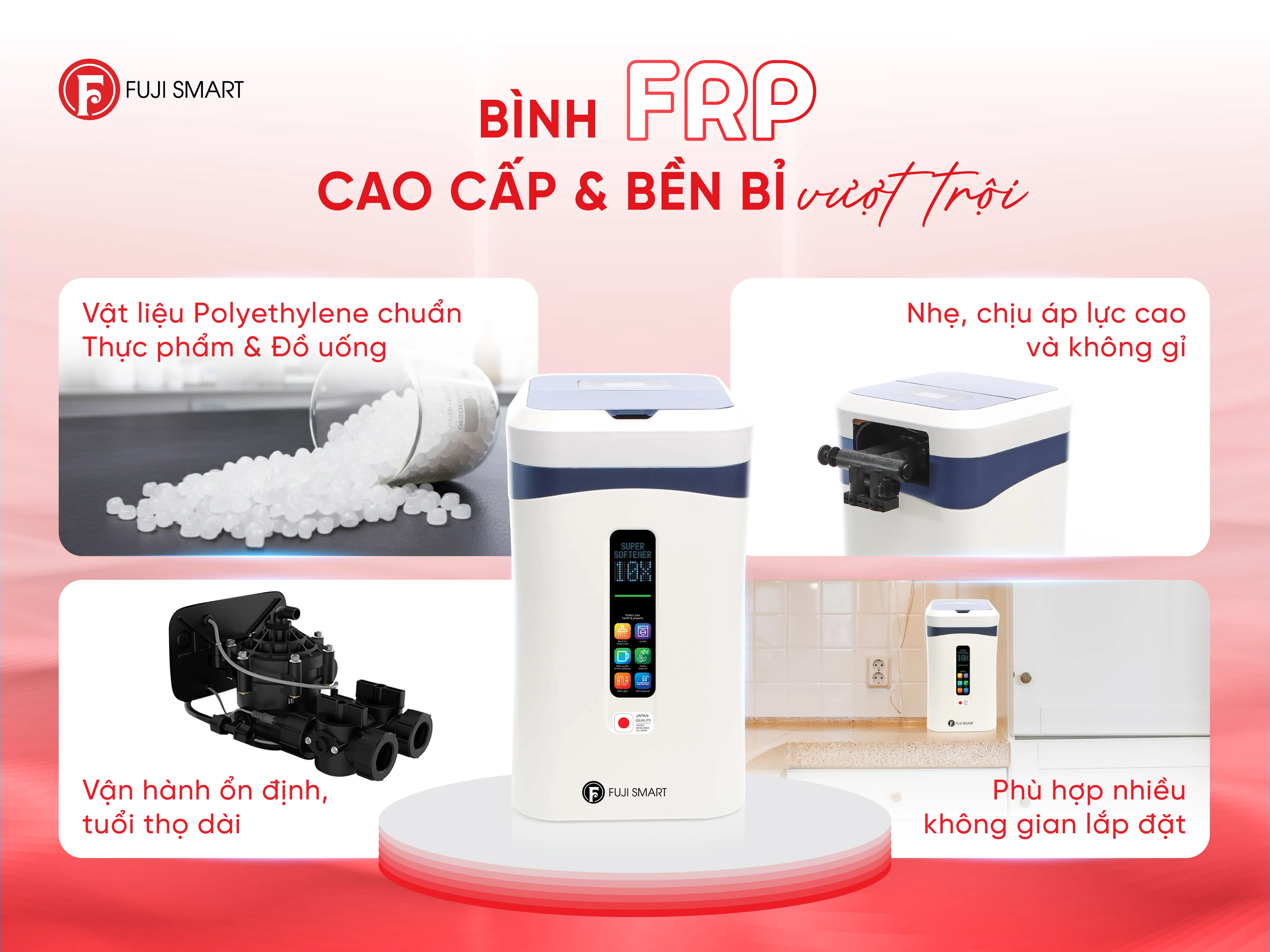 Bình FRP cao cấp, bền bỉ vượt trội theo thời gian