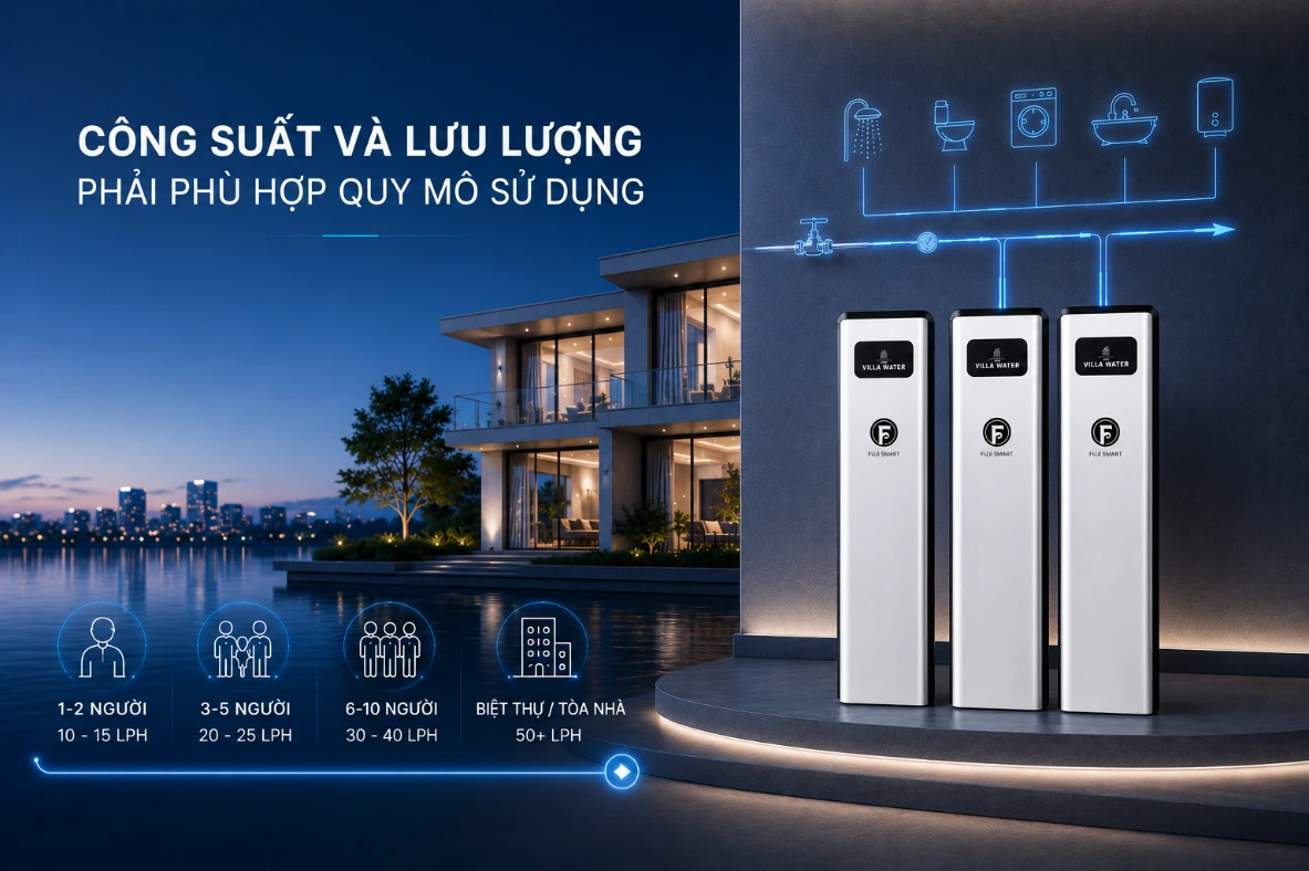 Fuji Smart: Công Nghệ Lọc Phải Phù Hợp Với Vấn Đề Nước Đầu Vào