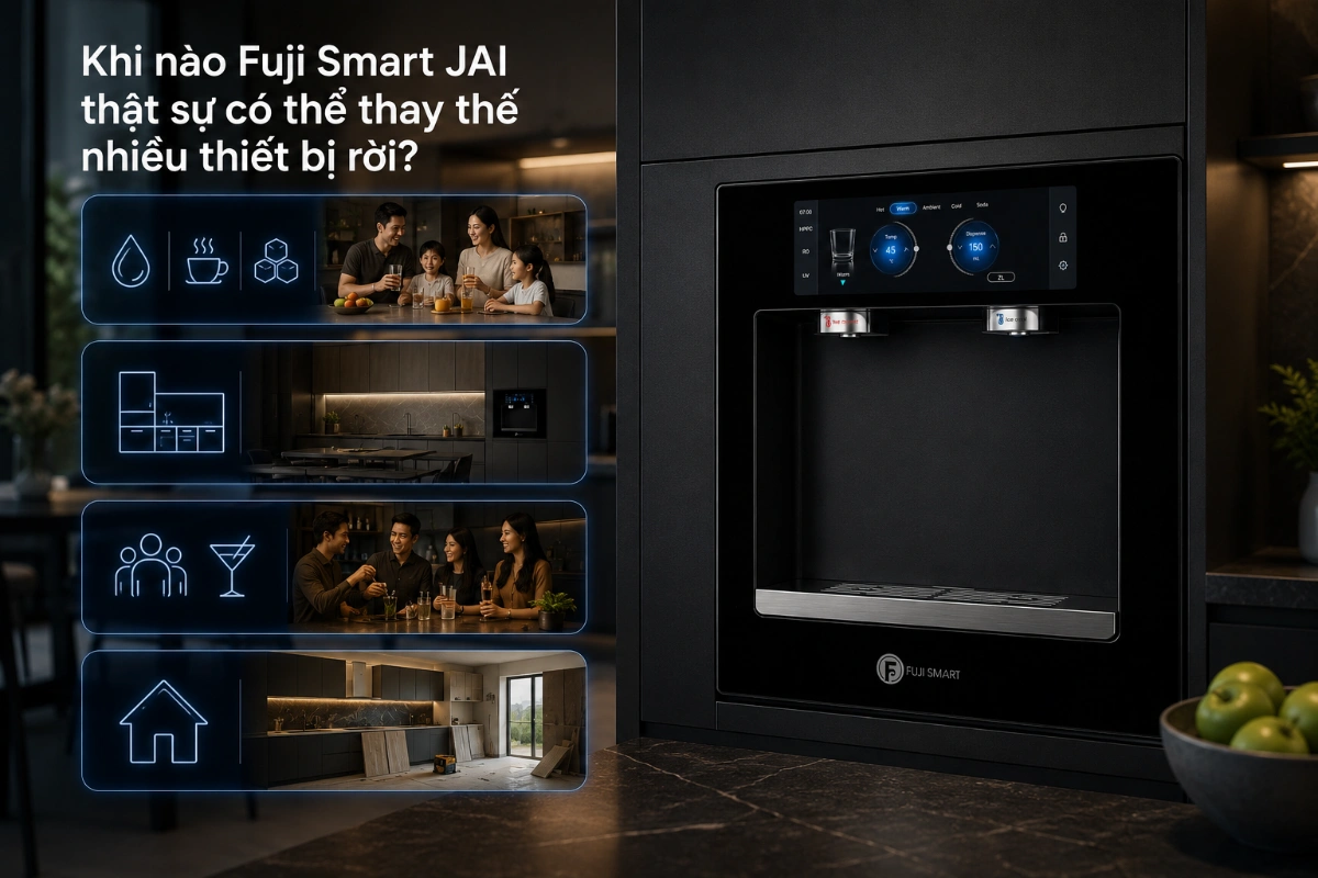 Thiết bị âm tường Fuji Smart JAI thật sự có thể thay thế nhiều thiết bị rời