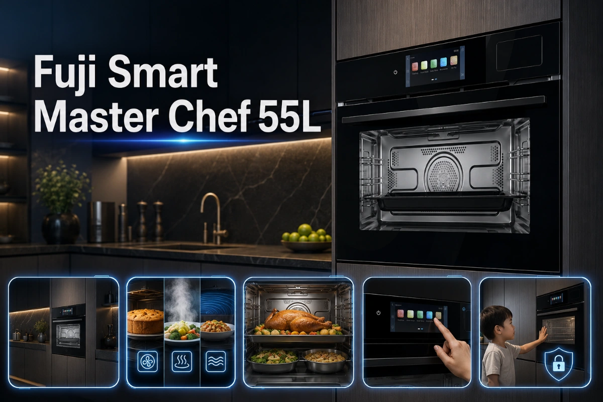 Lò nướng 3 trong 1 là gì và vì sao Fuji Smart Master Chef 55L là đại diện tiêu biểu của phân khúc này? 7 Fuji Smart Master Chef 55L
