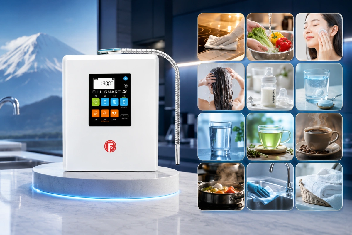 Fuji Smart i9 - 12 loại nước chức năng với dải pH 2.5–10.5