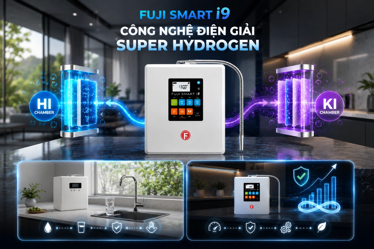 Fuji Smart i9 - Công nghệ điện giải Super Hydrogen
