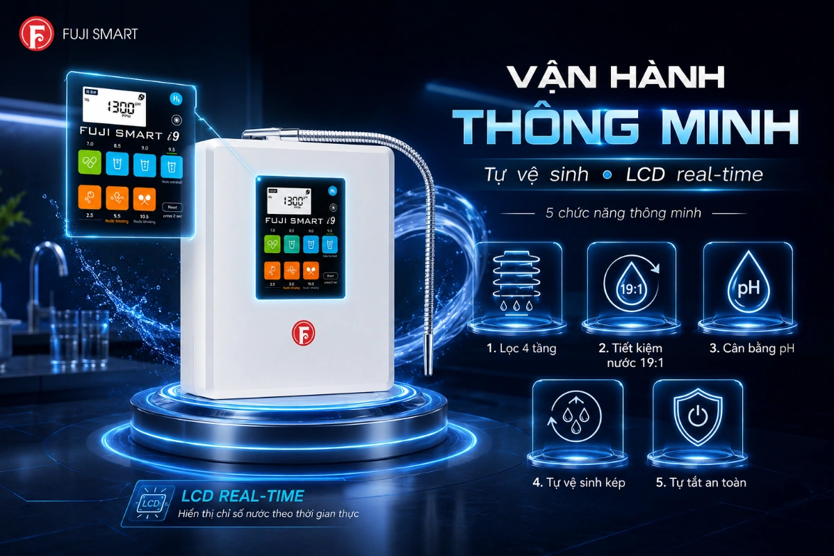 Fuji Smart i9 - 5 chức năng vận hành SMART