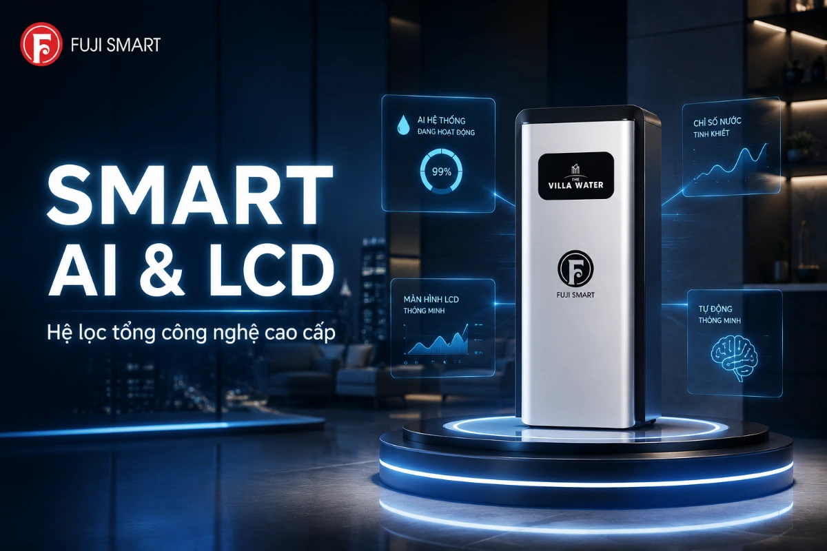 Smart AI và màn hình LCD: khi hệ lọc tổng trở thành một thiết bị công nghệ cao cấp