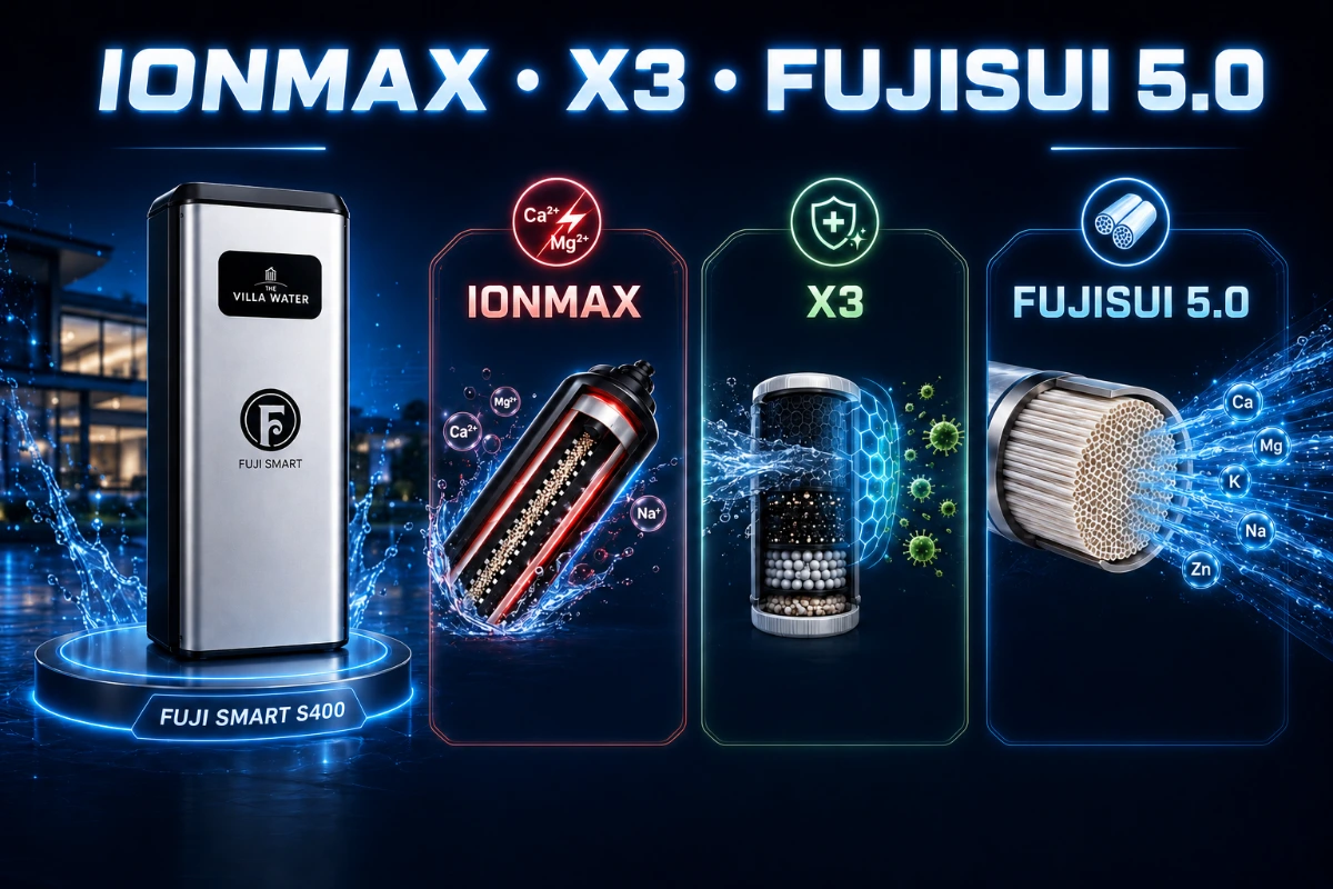 Fuji Smart S400 - IONMAX, X3 Và Fujisui 5.0