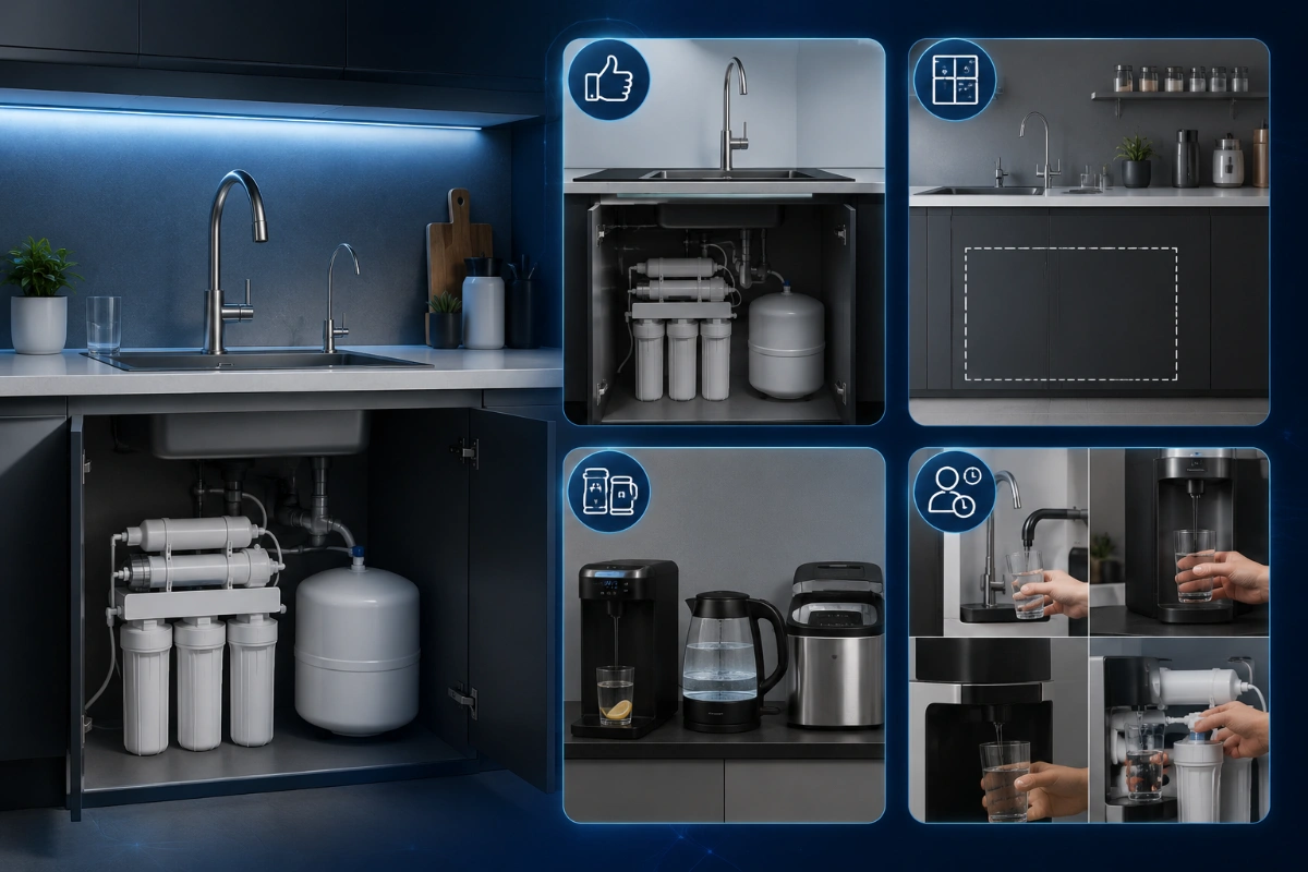 So sánh máy lọc nước âm tường và máy lọc nước truyền thống: Tại sao đầu tư vào Fuji Smart JAI tiết kiệm hơn về dài hạn? 3 Máy lọc nước truyền thống