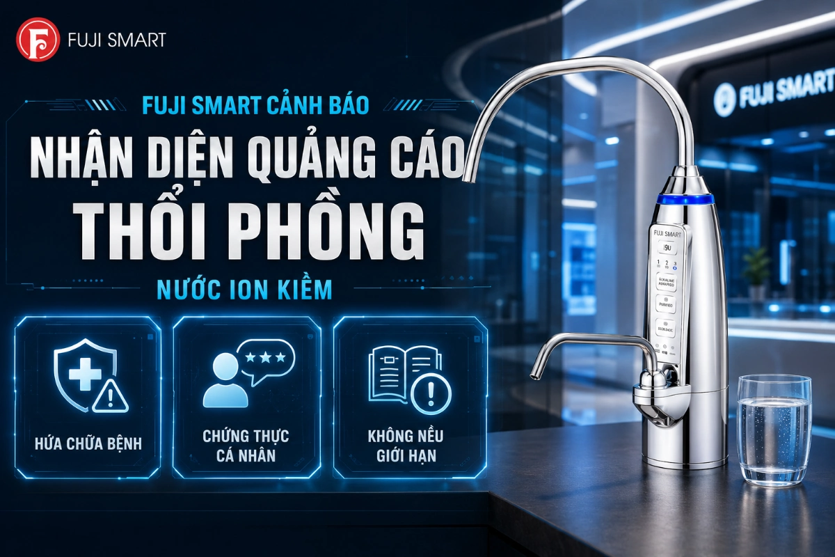 Người Mua Nên Nhận Diện Quảng Cáo Nước Ion Kiềm Thổi Phồng