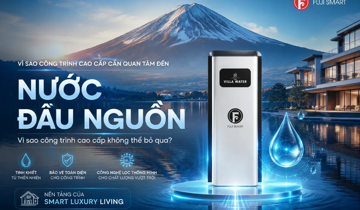 Vi Sao Cong Trinh Cao Cap Can Quan Tam Den Nuoc Dau Nguon