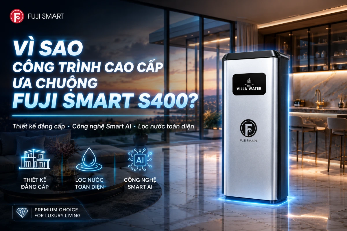 Vì Sao Công Trình Cao Cấp Ưa Chuộng Fuji Smart S400?