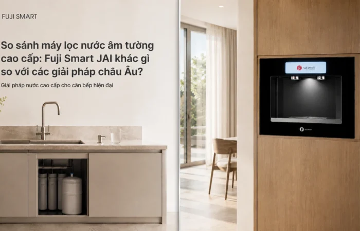 Giữa Fuji Smart JAI và các thương hiệu máy lọc nước âm tường châu Âu: Đâu là lý do người tiêu dùng sành sỏi nghiêng về Nhật Bản? 6 inforgraphic so sanh may loc nuoc am tuong cao cap 4