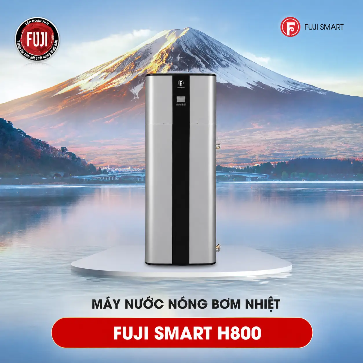 Máy nước nóng bơm nhiệt Fuji Smart H800