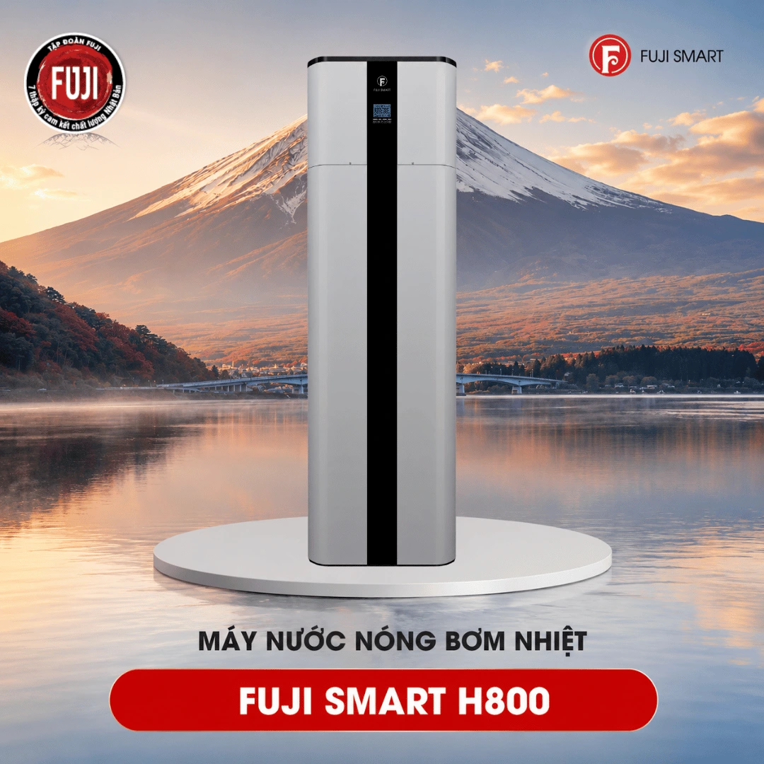 Máy nước nóng bơm nhiệt Fuji Smart H800 1 Máy nước nóng bơm nhiệt Fuji Smart H800