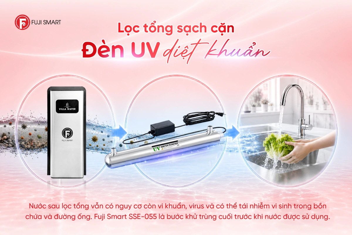 Đèn UV khử khuẩn Fuji Smart SSE 055