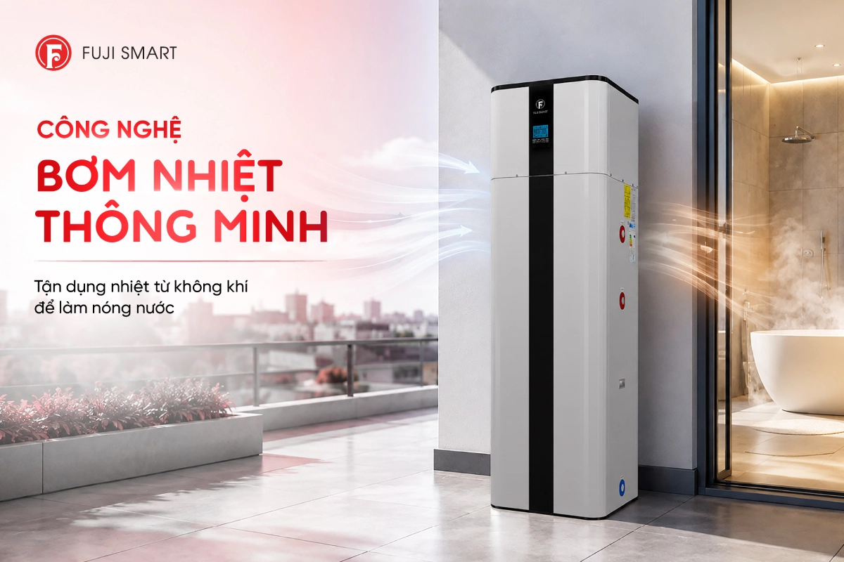 Máy bơm nhiệt heat pump H800 sở hữu công nghệ vận hành thông minh
