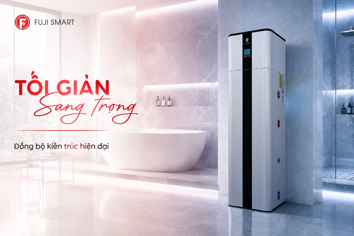 Máy bơm nhiệt heat pump H800 thiết kế tối giản và sang trọng