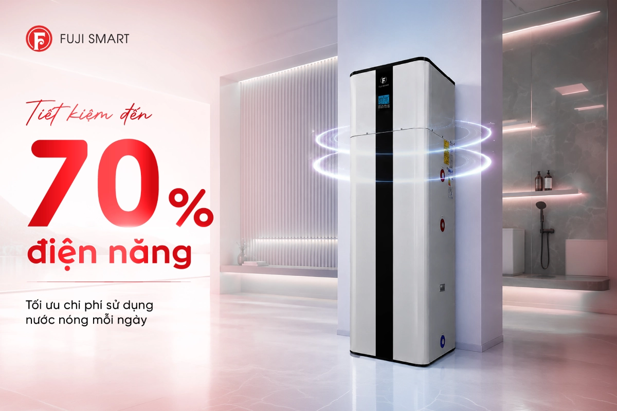 Máy bơm nhiệt heat pump H800 tiết kiệm 70% điện năng
