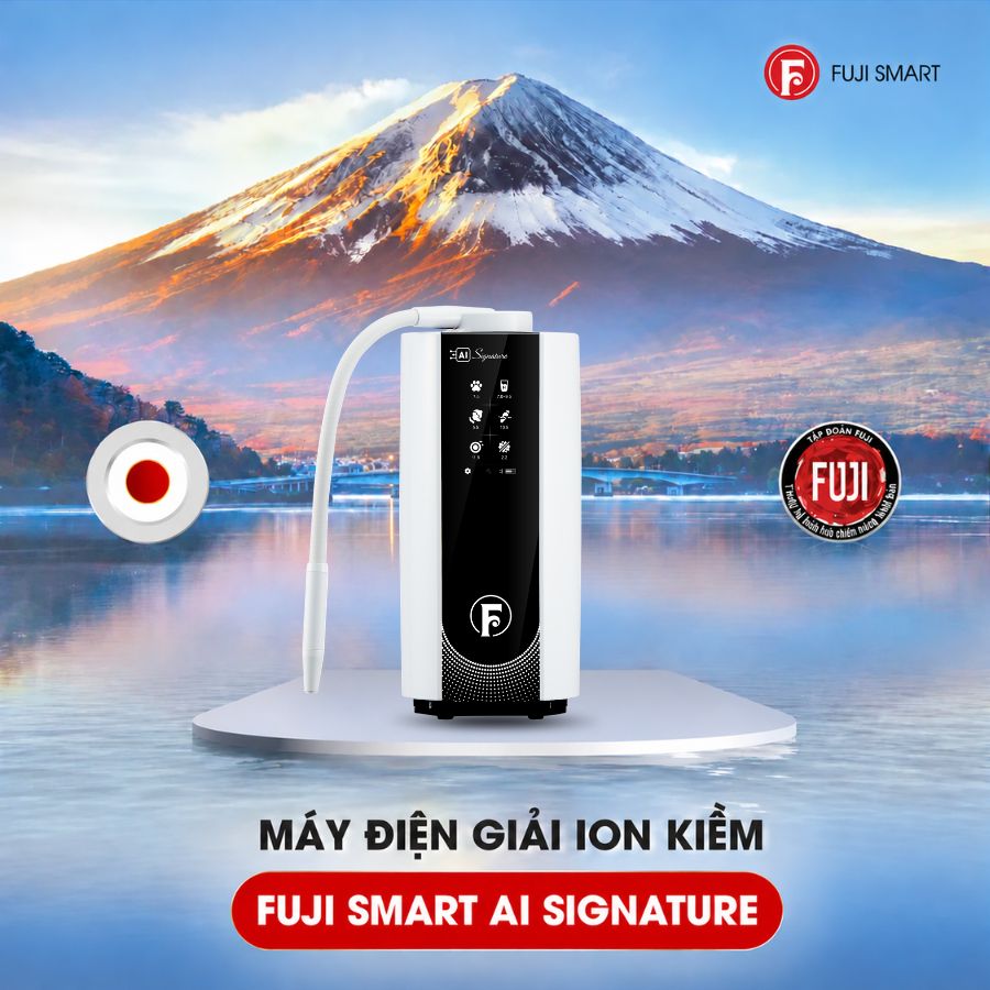 Máy điện giải ion kiềm Fuji Smart AI Signature 1 Máy điện giải ion kiềm Fuji Smart AI Signature